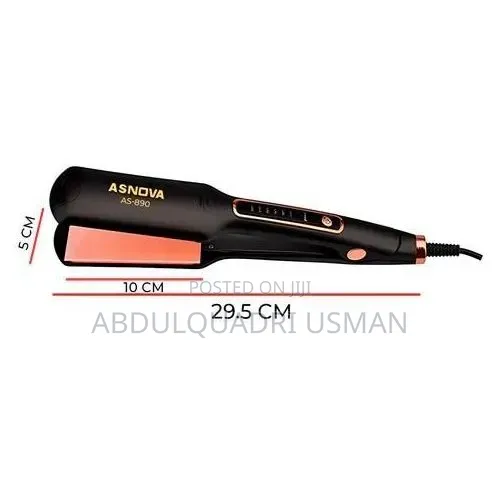 Nova Asnova Professional Hair Straightener - With Fast Heating
