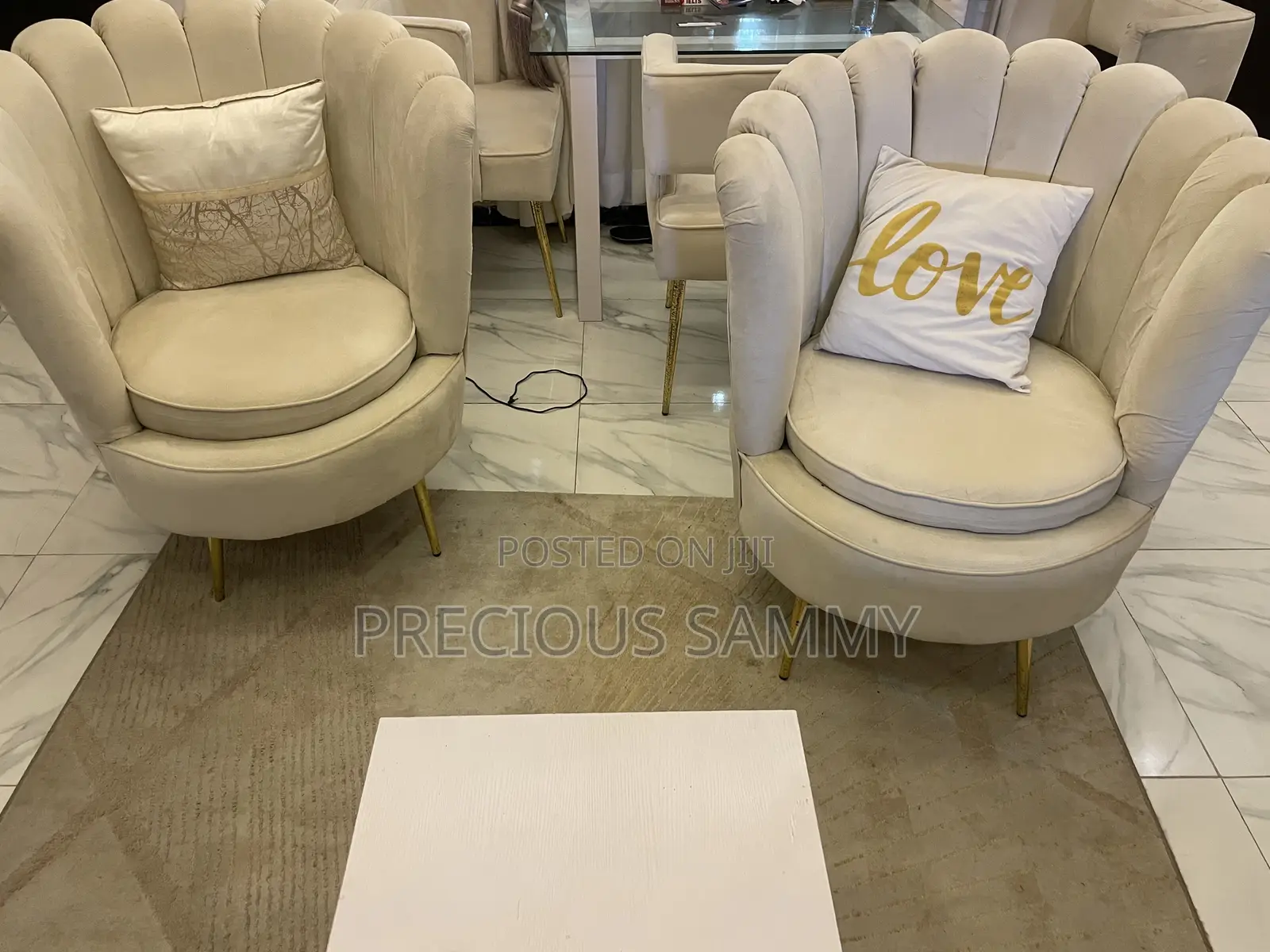 Modern Living Room Sofa Dining Table Set