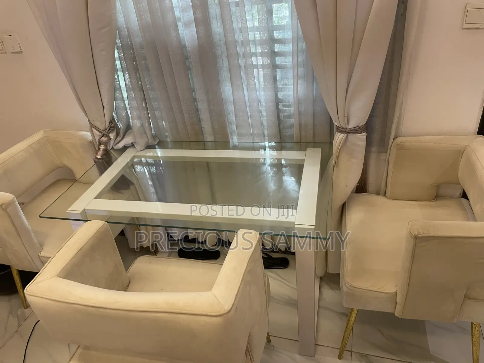 Modern Living Room Sofa Dining Table Set
