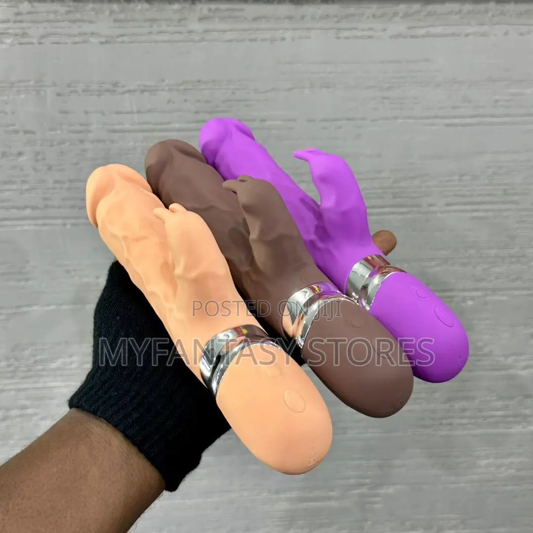 Rabbit Ear Realistic Dildo Vibrator