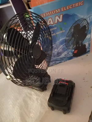 Richargable Lithium Ion Electric Fan