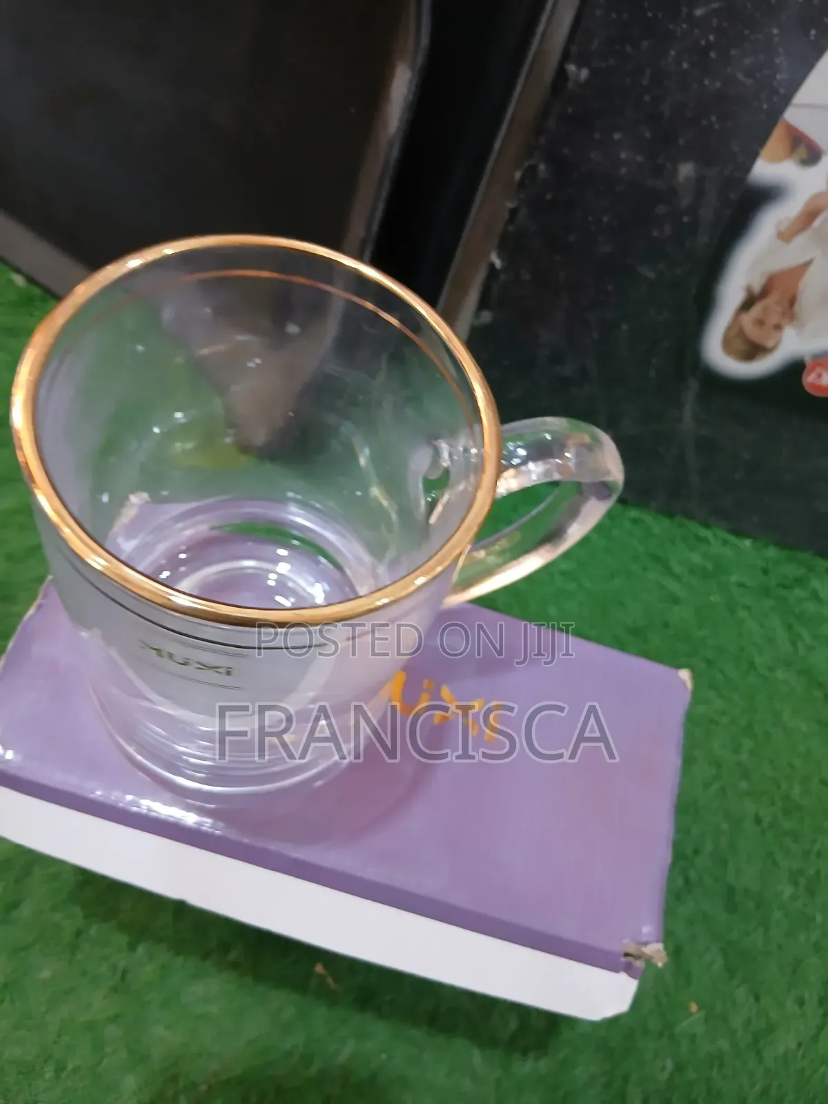 Hglass Cup With Handle