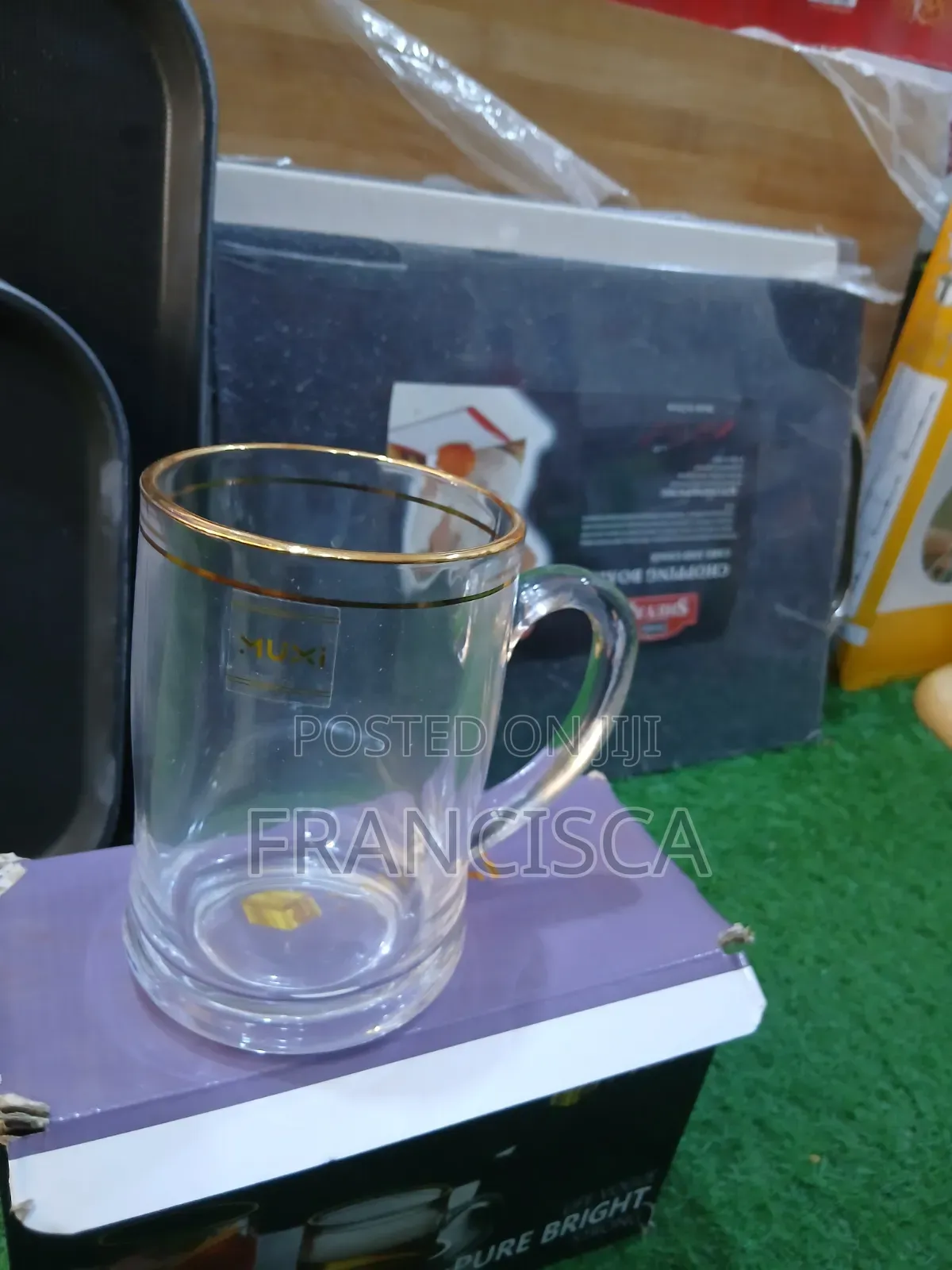 Hglass Cup With Handle