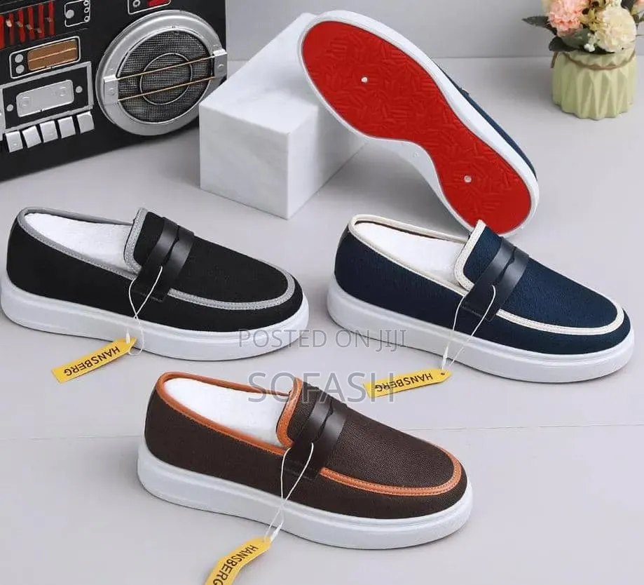 Canvas Penny Loafers