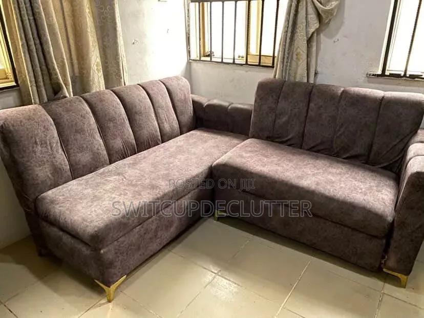 L-Shaped Sofa and Single Seater
