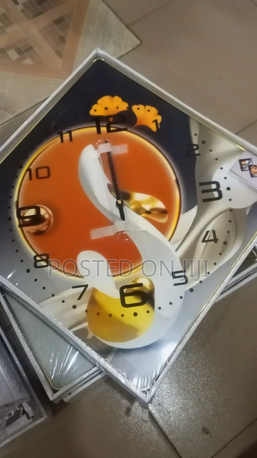 3 Piece Panoramic Design Wall Clock