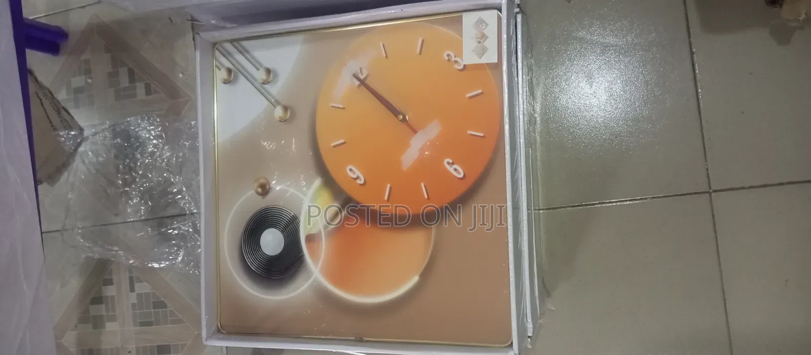 3 Piece Panoramic Design Wall Clock