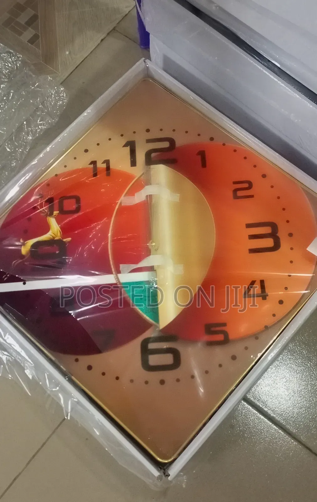 3 Piece Panoramic Design Wall Clock