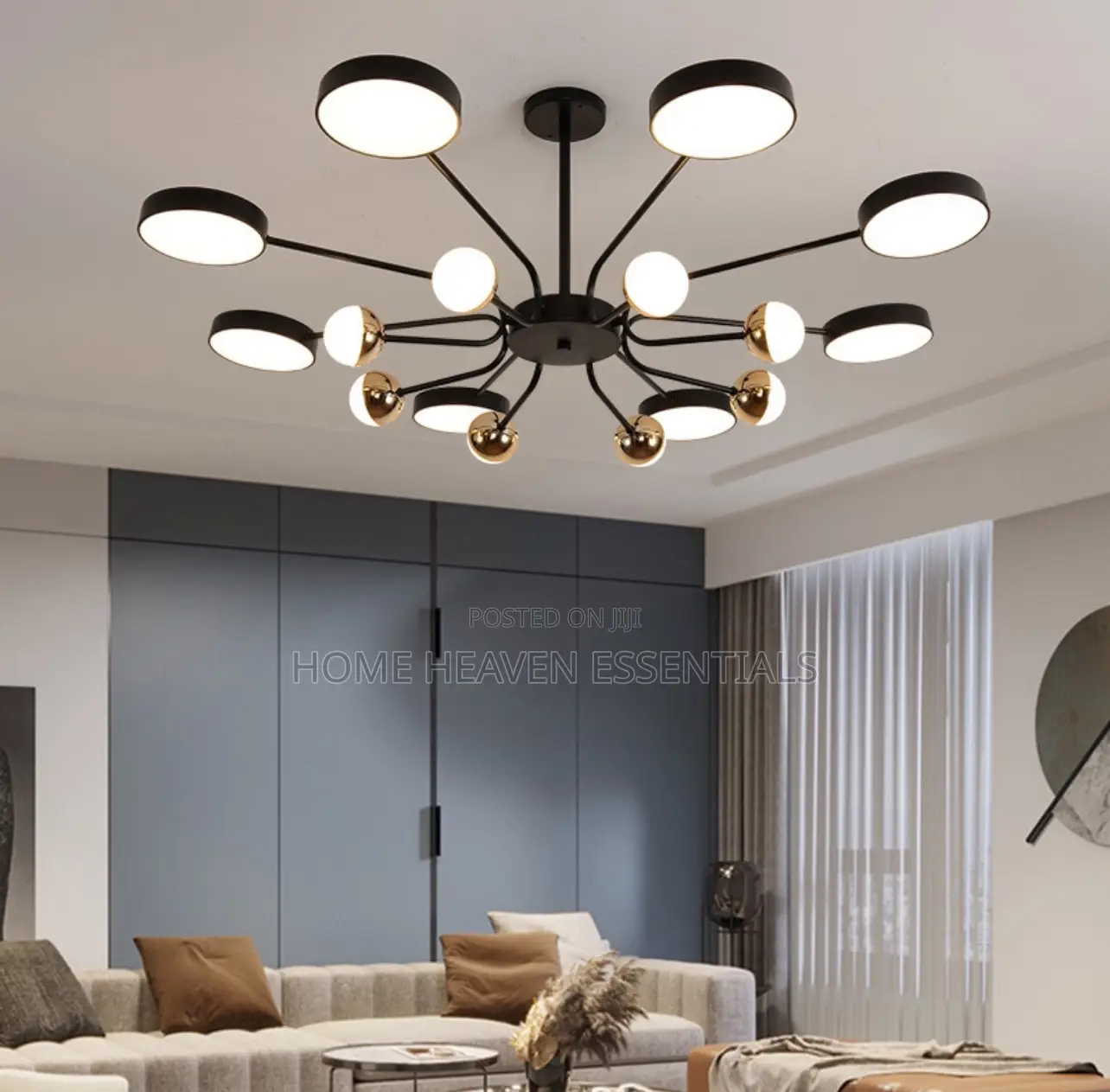 Modern Flush Mount Ceiling Chandelier Light