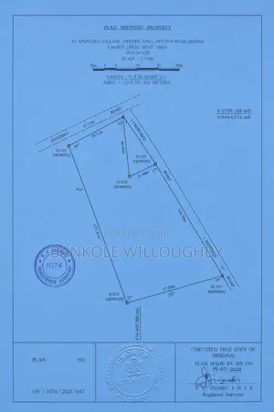 3 Acres of Land for Sale at Aponlolu Village, Off Iwo Road–₦30M Asking