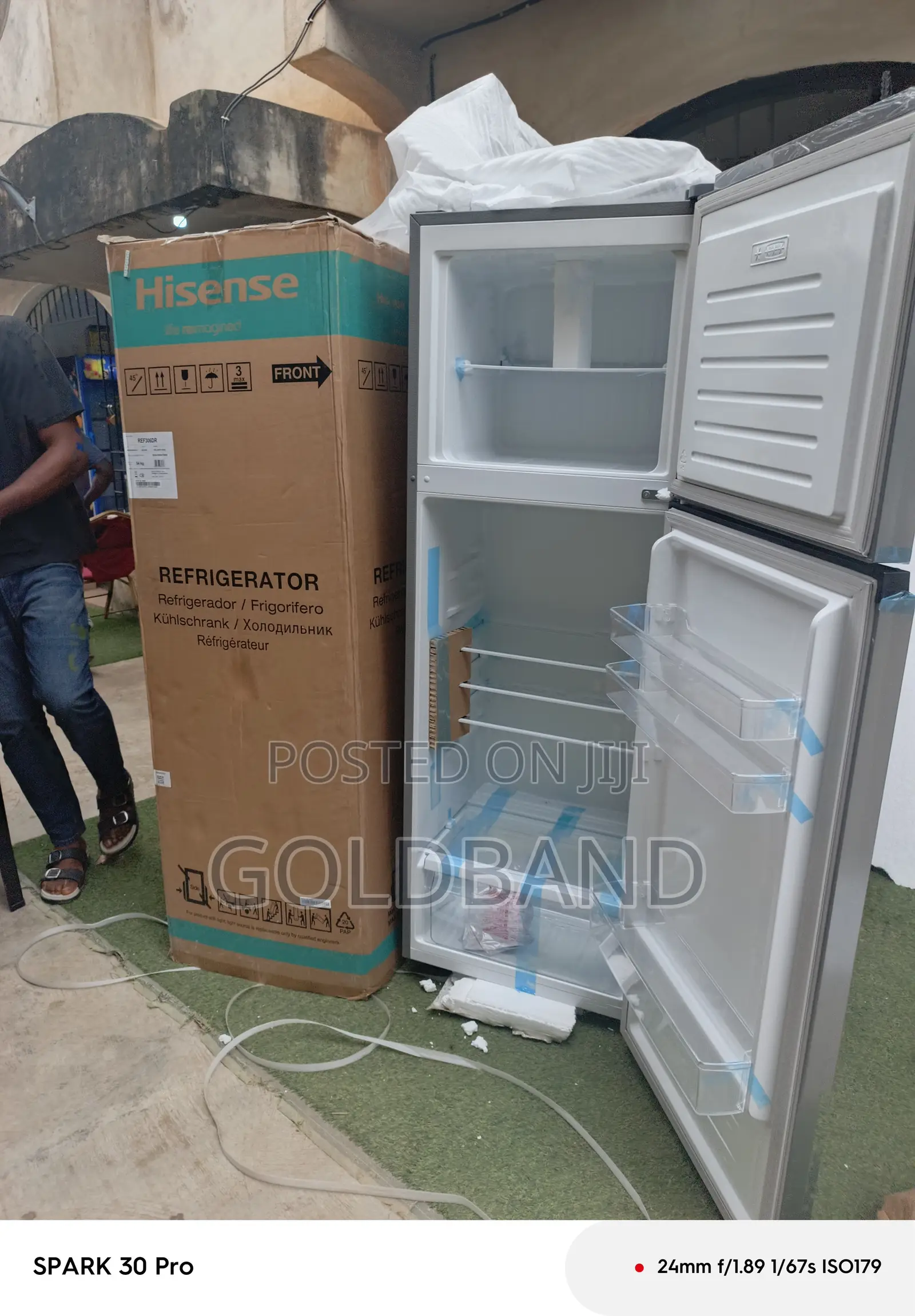 Hisense 306DR Refrigerator – Durable High Capacity