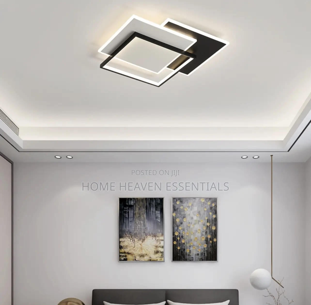 Minimalist Room Flush Chandelier Light