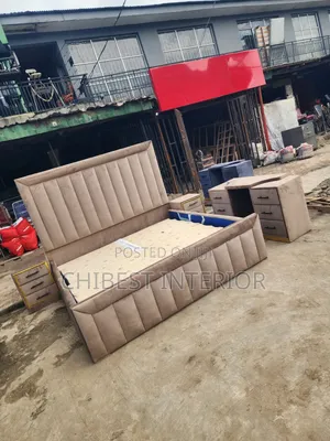 Neatly Padded 6by6 Set of Bed.