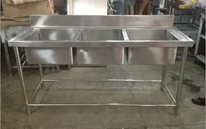 High Quality Commercial 3-Bowl Stainless Steel Sink