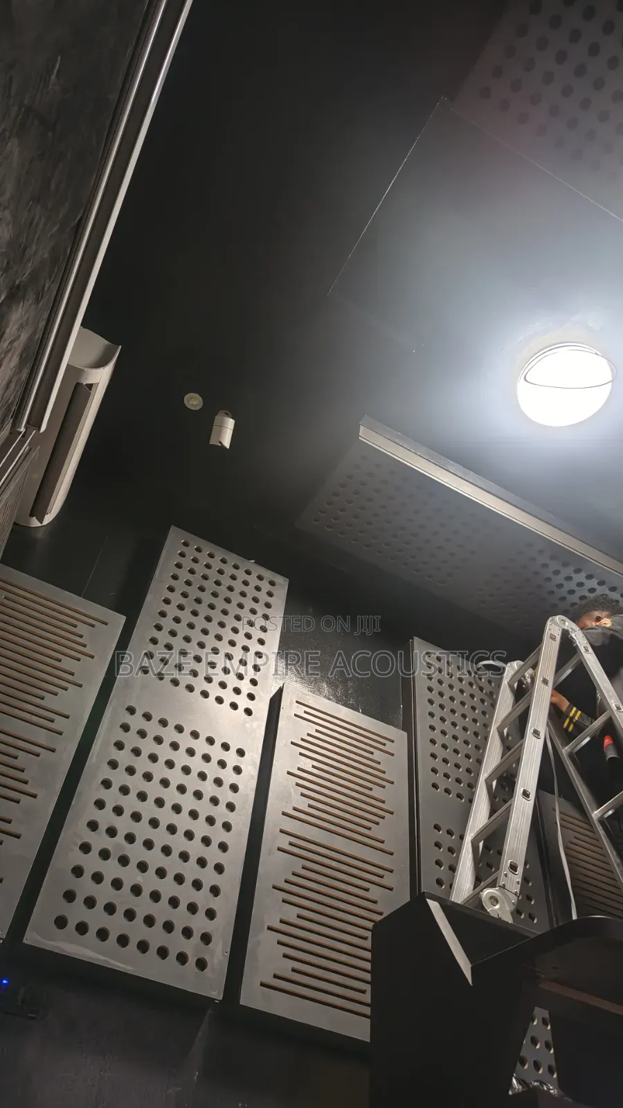 Diffused Acoustic Panels Studio Design