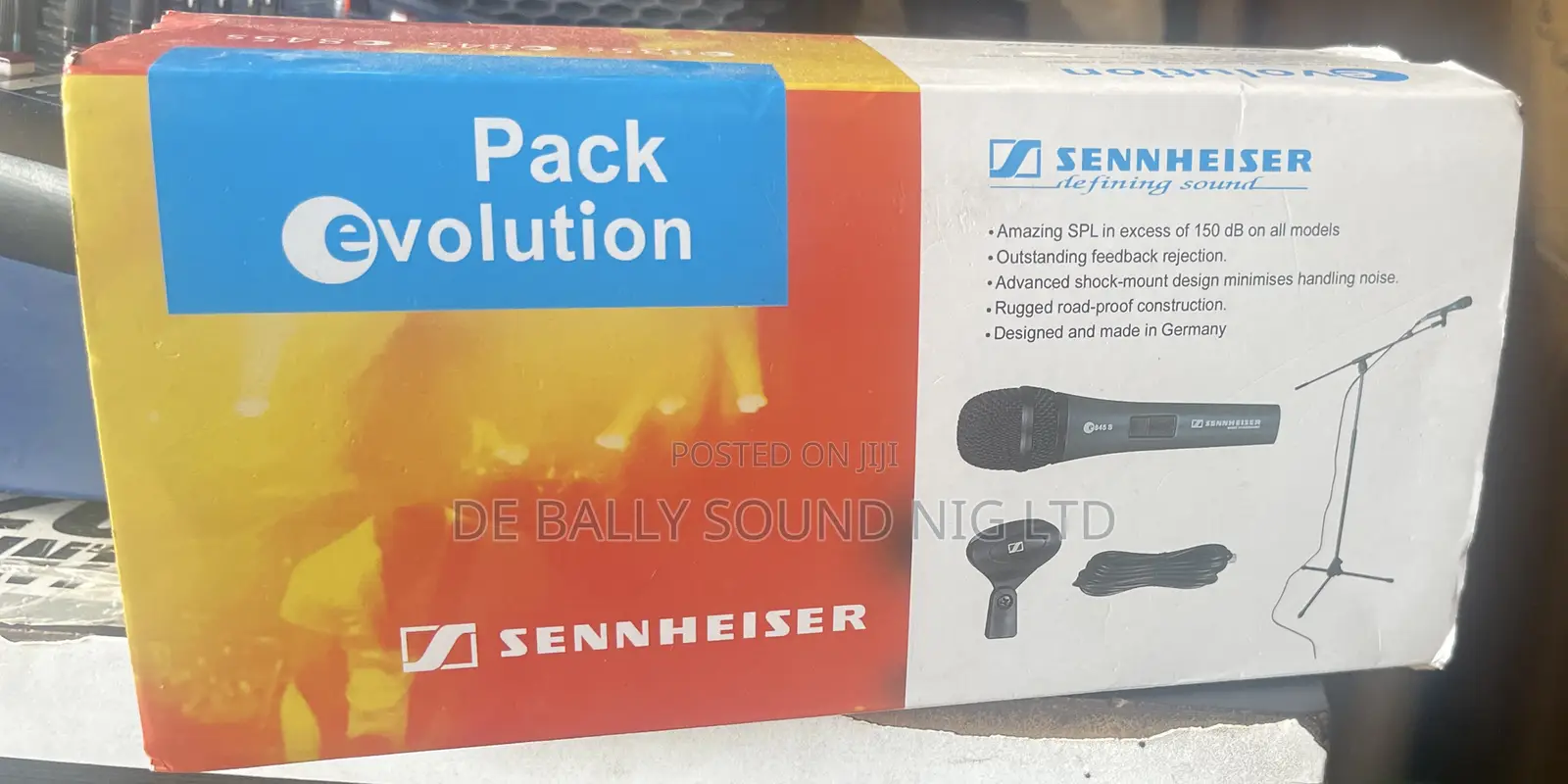 Sennheiser E845 S Evolution Dynamic Wired Microphone Pack