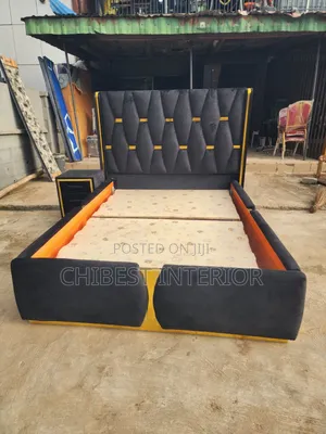 Executive Queen Size Upholstery Bed Stand