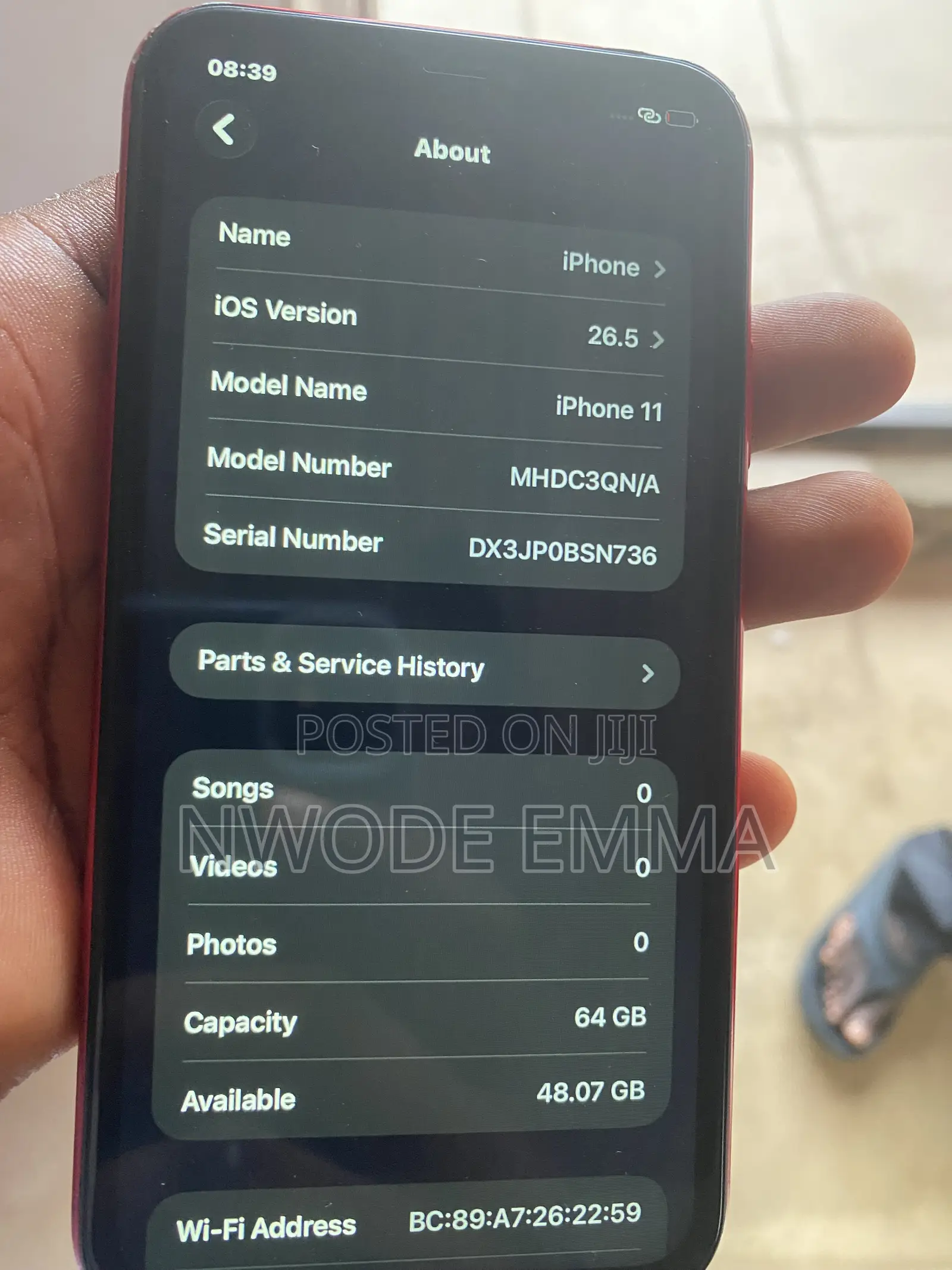 Apple iPhone 11 64 GB Red