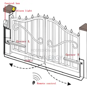 Arm Swing Gate Motor Work With WIFI, DC24V Gate Operator