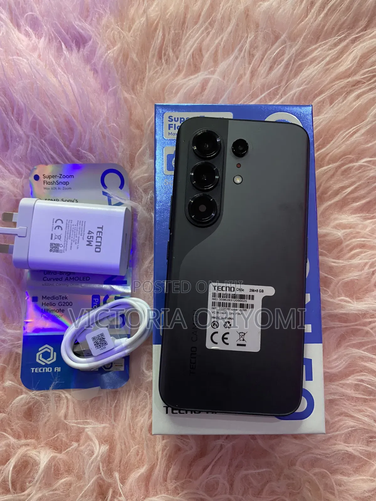 Tecno Camon 50 Pro 256 GB Black
