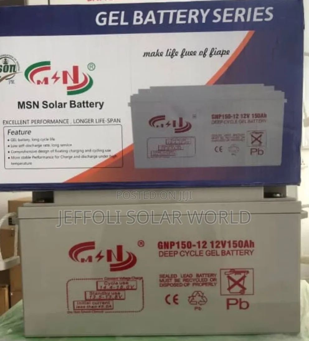 MSN 12v150Ah Dry Cell