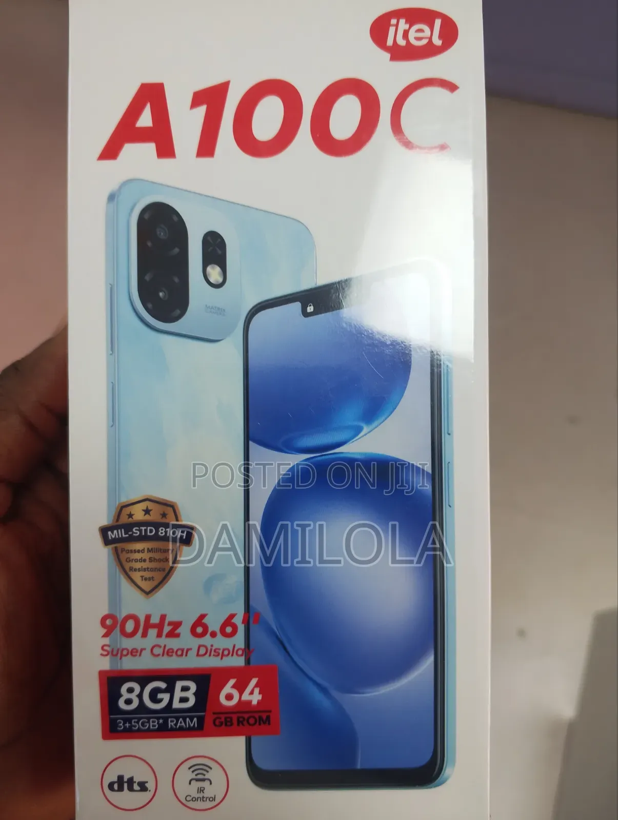 New Itel A100C 64 GB White