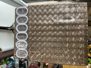 3D Shower Curtain With Hooks -Brown