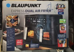 Blaupunkt Express Dual Air Fryer With View Window