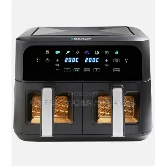 Blaupunkt Express Dual Air Fryer With View Window