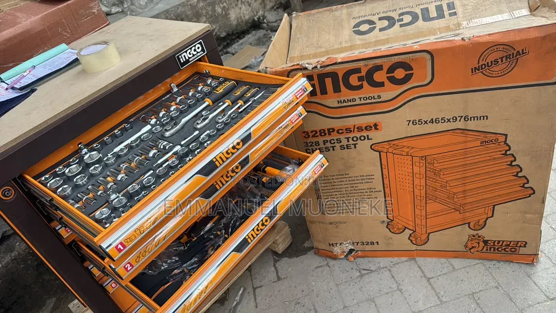 INGCO 328-Piece Tool Chest Set