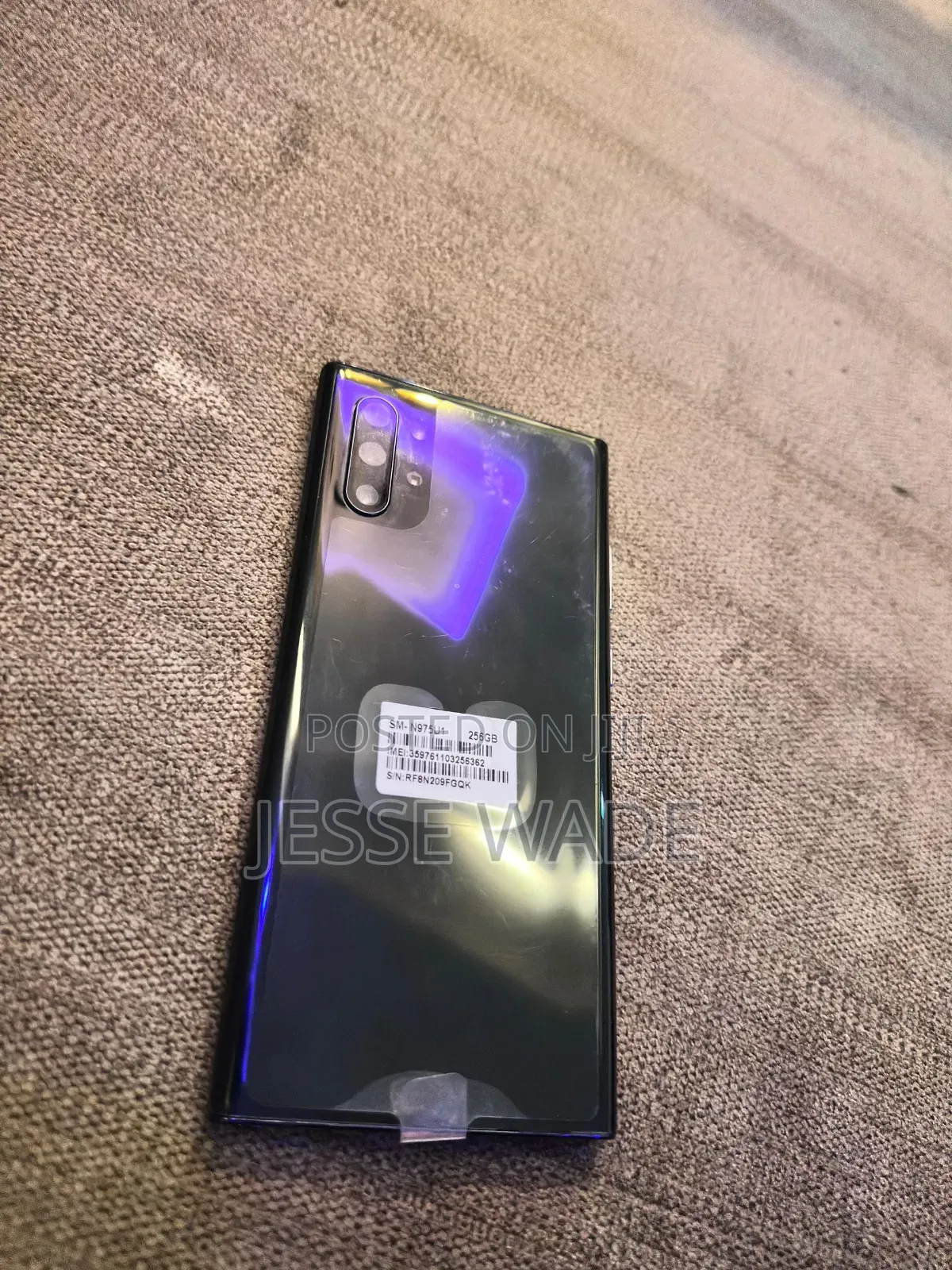 Samsung Galaxy Note 10 Plus 256 GB Black