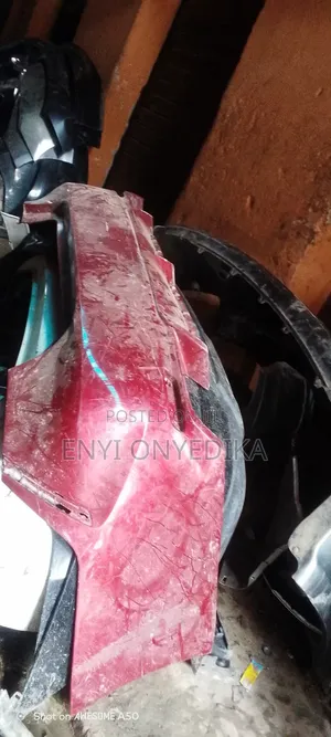 Empty Back Bumper Toyota Camry SE 2019 Model
