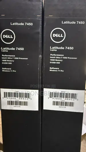 New Laptop Dell Latitude 7450 16GB Intel Core Ultra 7 SSD 512GB