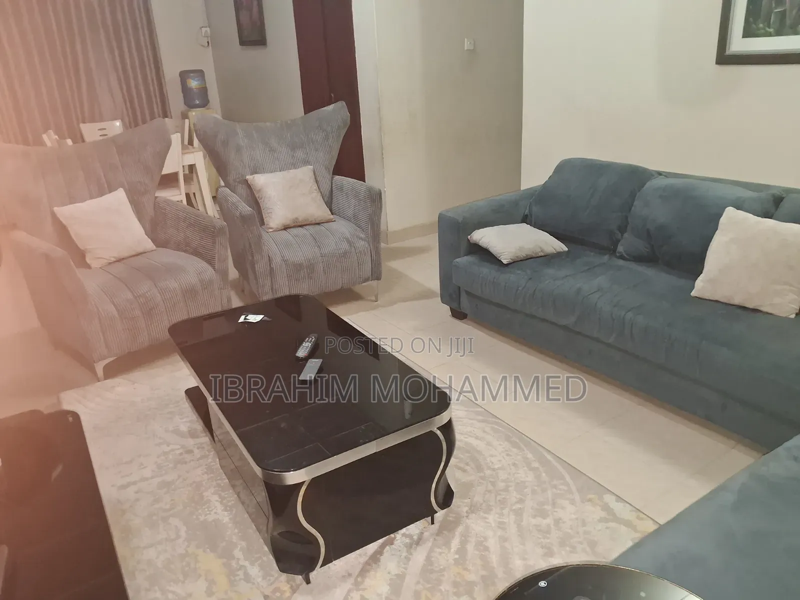 5 Seat Sofa With 2 Single Chairs