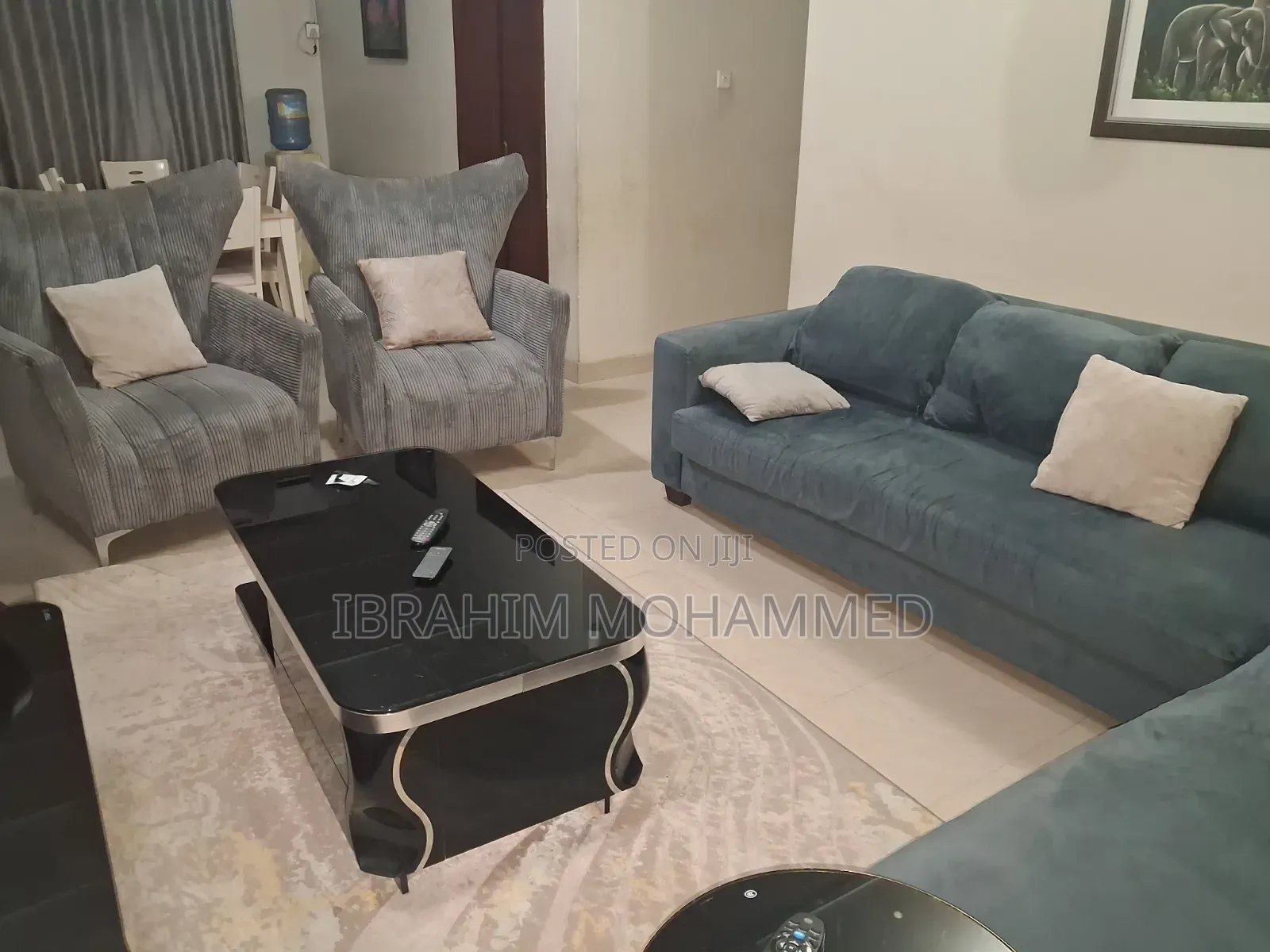 5 Seat Sofa With 2 Single Chairs