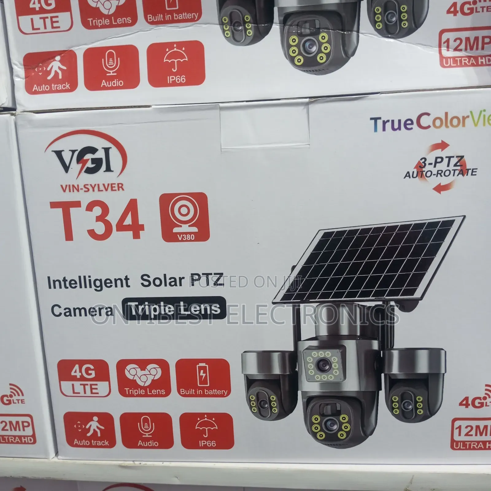 T34 Solar PTZ Camera