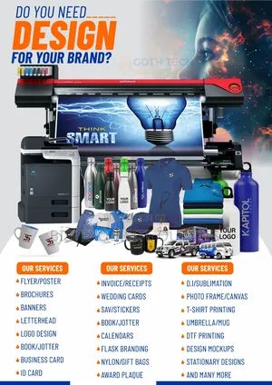 Graphics Designer/Printing Services/It Support Services