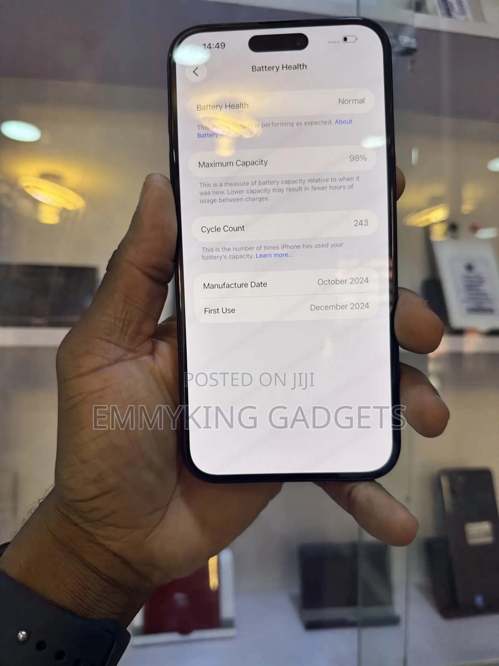 Apple iPhone 16 Plus 128 GB Black