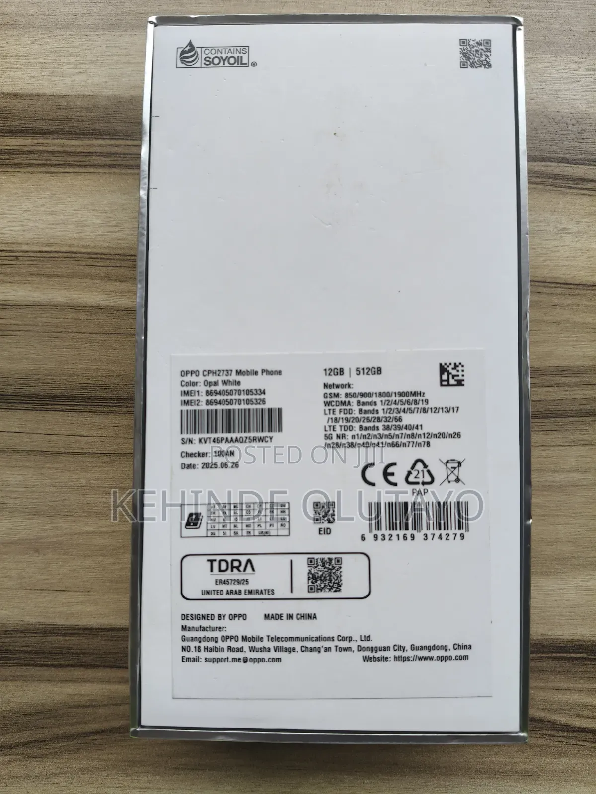 Oppo Reno14 Pro 5G 512 GB Silver