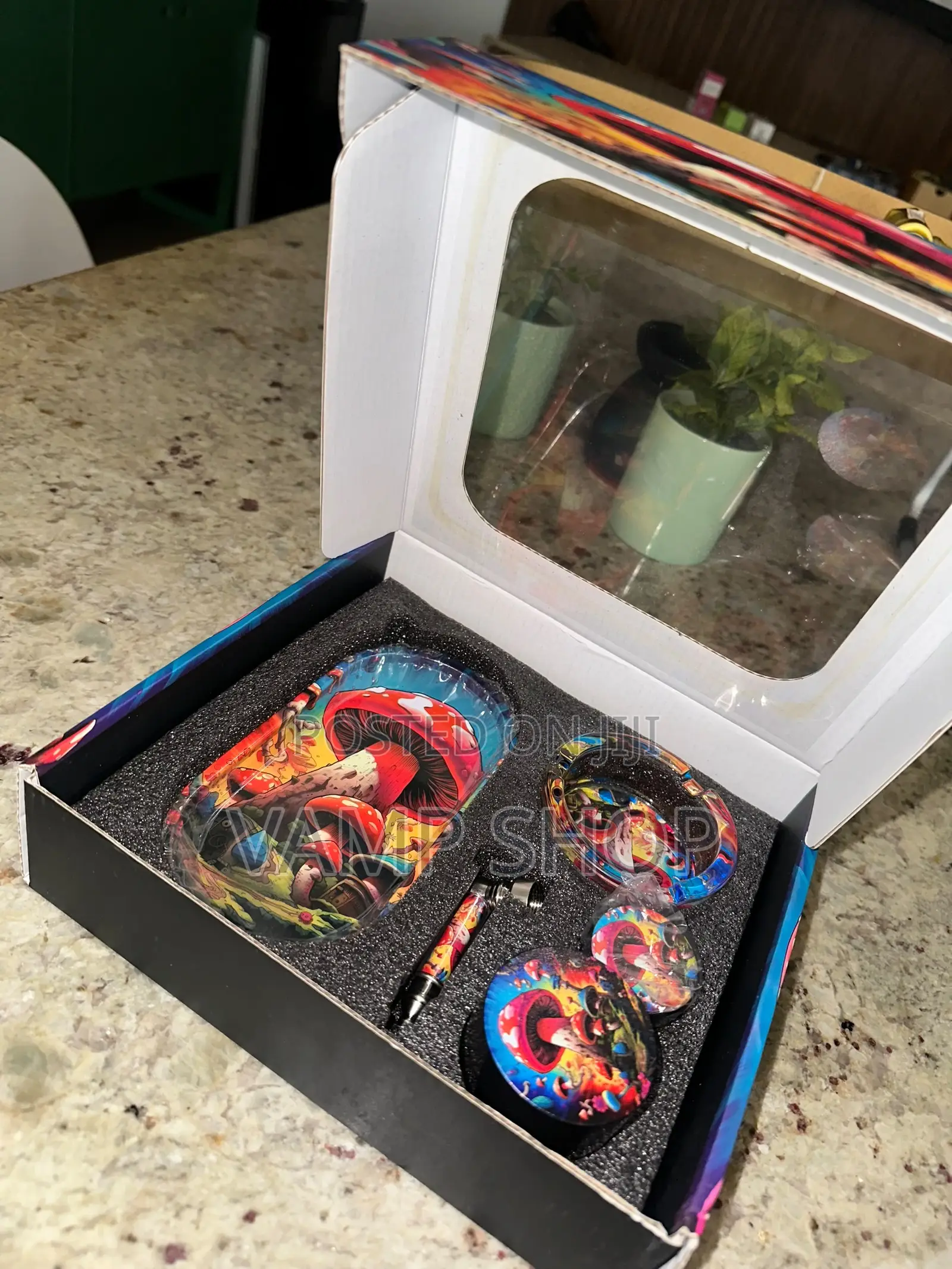 Mushroom Themed Smoking Set