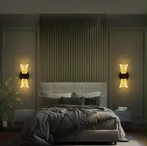 Modern Dual-Flared Acrylic LED Wall Sconce