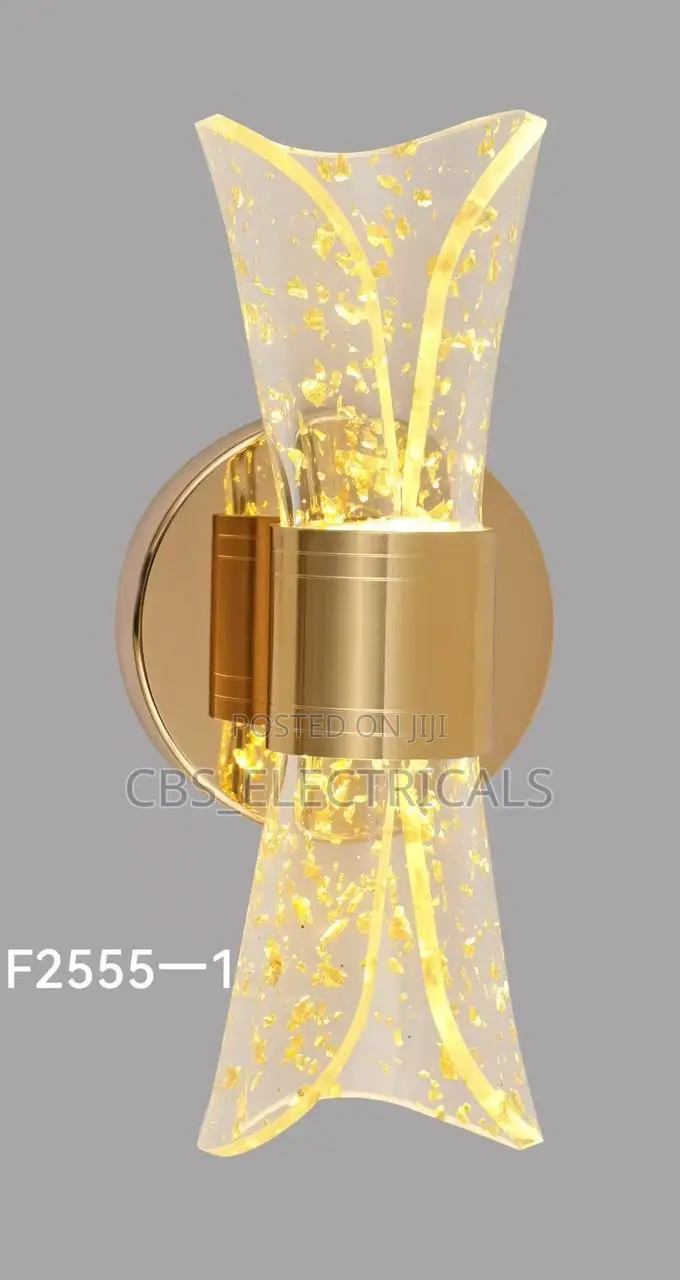 Modern Dual-Flared Acrylic LED Wall Sconce