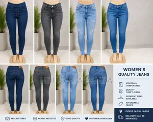Women's Quality Stretch Jeans | Different Sizes Available