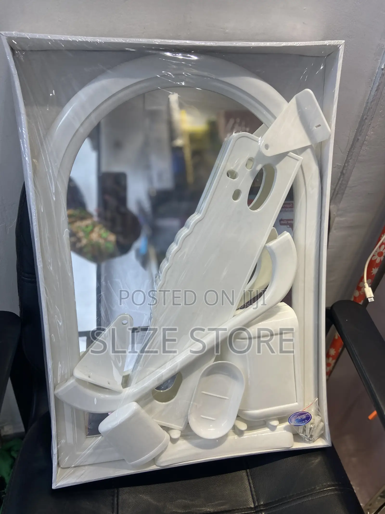 Bathroom Mirror With Accessories