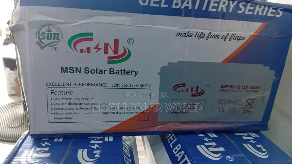 MSN 12v150Ah Dry Cell
