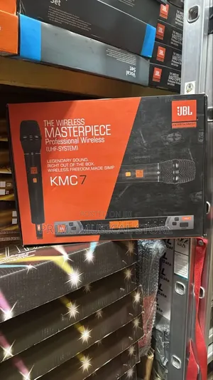 The JBL KMC 7 Dual-Channel UHF Wireless Microphone System