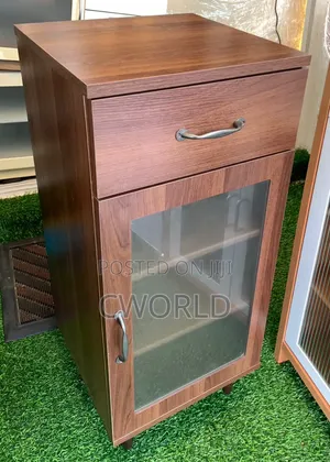 Walnut Wooden Accent Cabinet - Imported