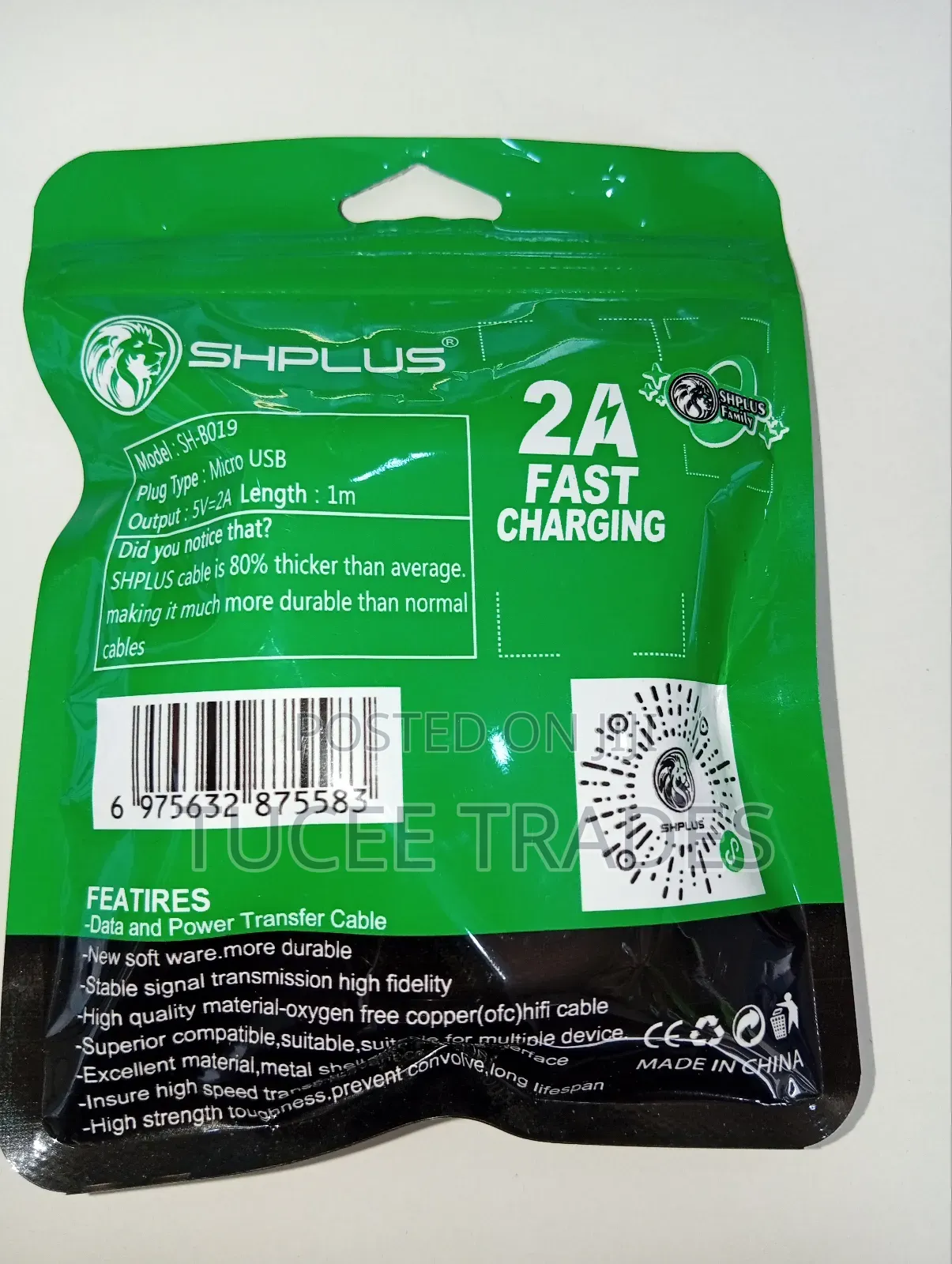 SHPLUS Fast Charging BB Cable