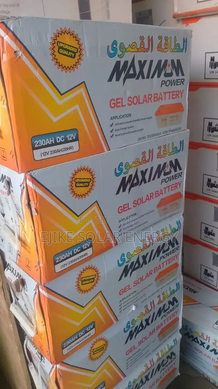 230ah DC Dry Cell Battery