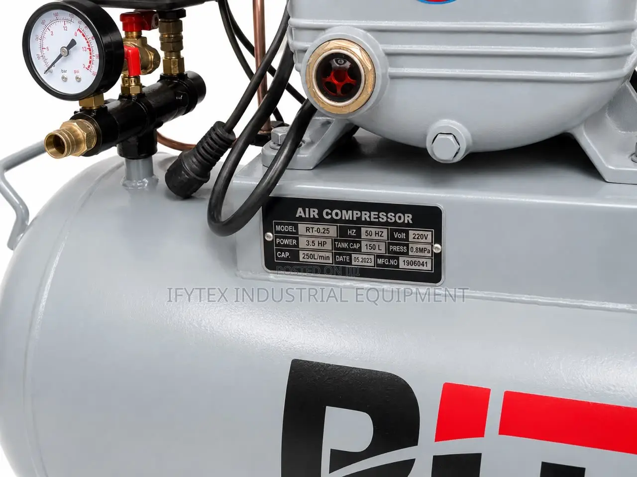 Piston Air Compressor 3hp 150L 8bar